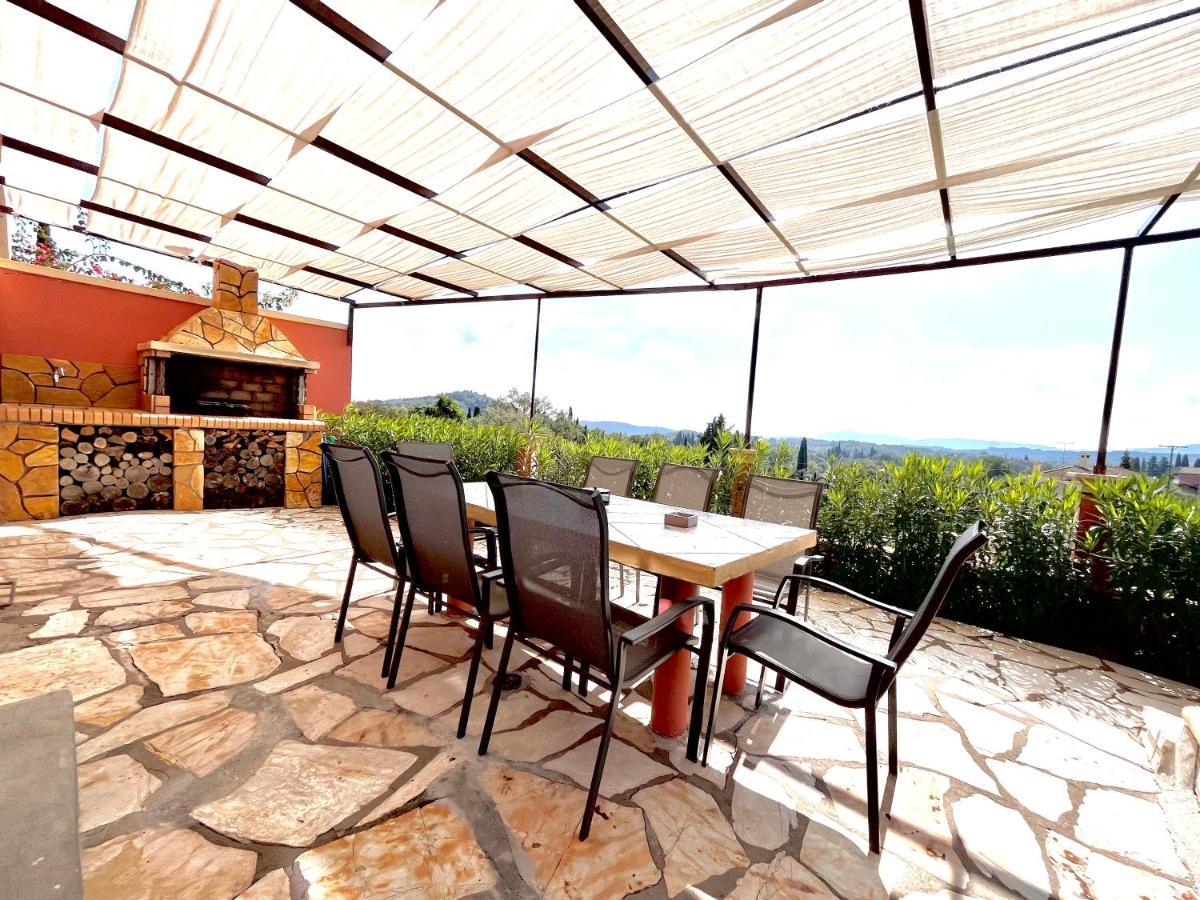 Gkk House Private Swimming Pool Luxury House Villa Skriperon Dış mekan fotoğraf