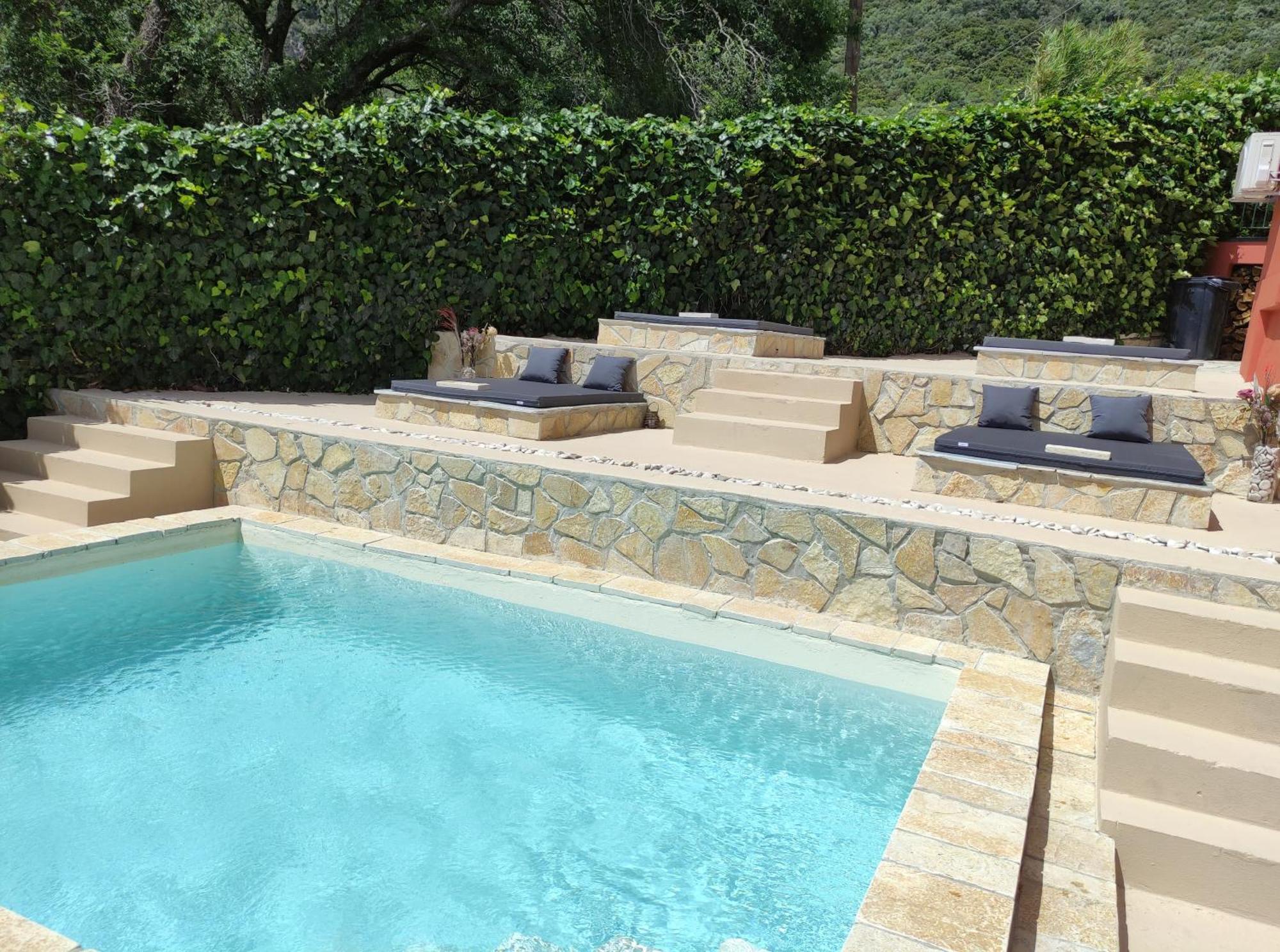 Gkk House Private Swimming Pool Luxury House Villa Skriperon Dış mekan fotoğraf